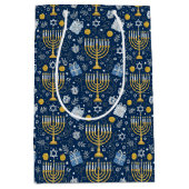 Hanukkah Menorah Cadeautas (Voorkant)