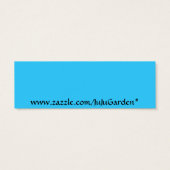 Hanukkah Menorah Gift Labels Mini Visitekaartjes (Achterkant)