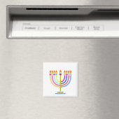 Hanukkah Menorah Lights Holiday Magneet (Insitu (Vaatwasser))