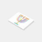 Hanukkah Menorah Lights Holiday Post-it® Notes (Schuin)