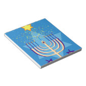 hanukkah menorah notitieblok (Schuin)