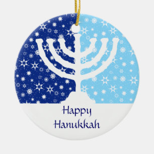 Hanukkah Menorah Ornament