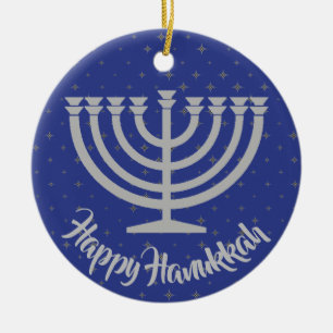 Hanukkah Menorah Ornament