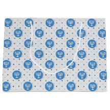 Hanukkah Menorah over Polka Dots