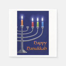 "Hanukkah Menorah." Servetten