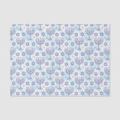 Hanukkah Menorah Star of David Doodle Art Style Tissuepapier (Voorkant)