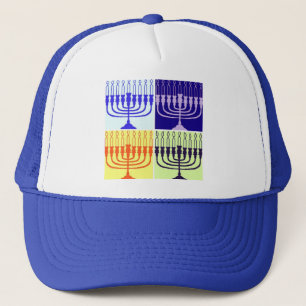Hanukkah Menorah Trucker Pet