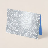 Hanukkah Menorahs Folie Kaarten (Voorkant)