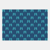 Hanukkah Metallic Bows Inpakpapier Vel (Voorkant 3)