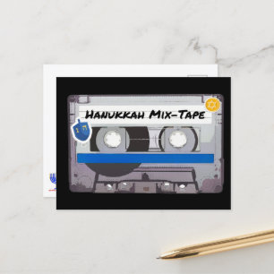 Hanukkah Mix-Tape Briefkaart