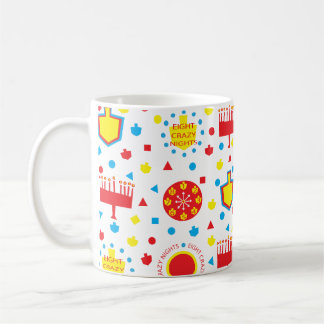 Hanukkah Mok Colorful Crazy 8 Nights