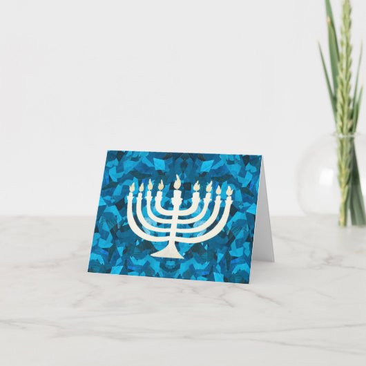 Hanukkah Mosaic Kaart (Voorkant)