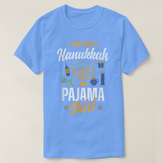 Hanukkah Pajama   Hanukkah  T-shirt (Design voorkant)