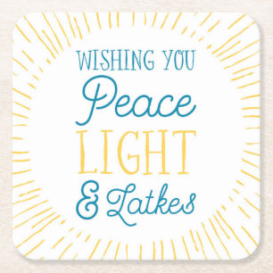 Hanukkah Paper Onderzetter