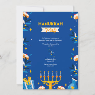 Hanukkah Party Uitnodigingen