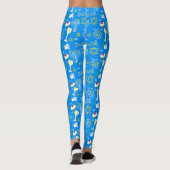 Hanukkah Pattern Leggings (Achterkant)
