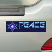 Hanukkah Peace Art Bumpersticker (Op auto)