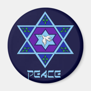 Hanukkah Peace Art Magneet
