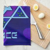Hanukkah Peace Art Theedoek (Quarter Fold)