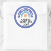 Hanukkah Peace Light Sticker (Tas)