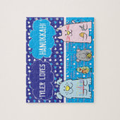 Hanukkah "PETS" gepersonaliseerde puzzle Legpuzzel (Verticaal)