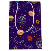 Hanukkah plezier medium cadeauzakje (Voorkant)
