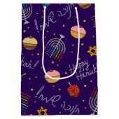 Hanukkah plezier medium cadeauzakje (Achterkant)