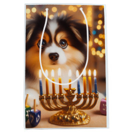Hanukkah Puppy Medium Cadeauzakje