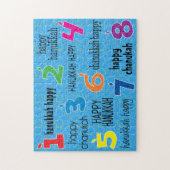 Hanukkah Puzzle "Hanukkah Happy" Legpuzzel (Verticaal)