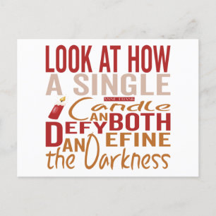 Hanukkah Quotes  Aankondigingskaart