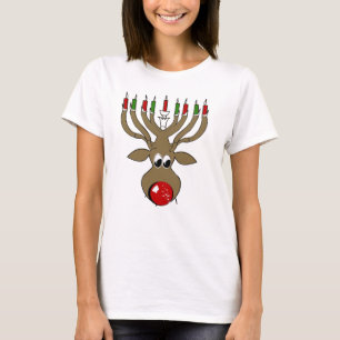 Hanukkah Reindeer -.png T-shirt