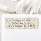 Hanukkah Return Labels "Dreidels & Stars" (Insitu)