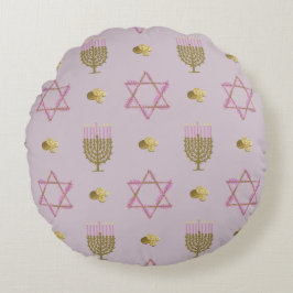 Hanukkah Rond Kussen