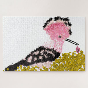 Hanukkah roze draaitol gelt en hoppe legpuzzel