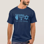 Hanukkah S Jewish Menorah Hanukkah T-shirt (Voorkant)