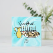 Hanukkah Save The Date (Staand voorkant)