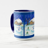 Hanukkah Snowman Mug (Devant gauche)