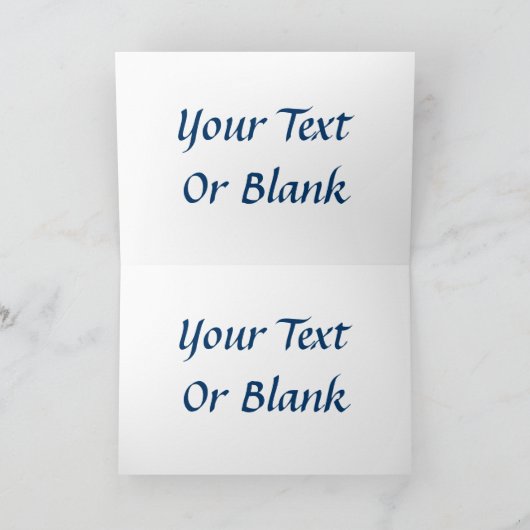 Hanukkah Snowstorm Menorah Feestdagen Kaart (Binnen)