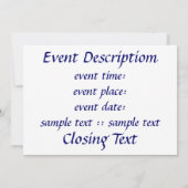 Hanukkah Snowstorm Menorah Kaart (Achterkant)