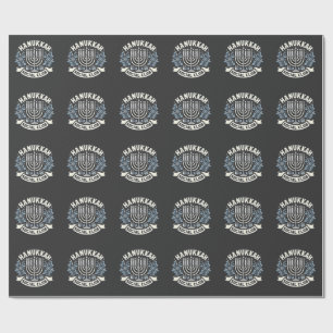 Hanukkah Social Club Grappig Joods Hanukkah Cadeaupapier