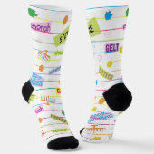 Hanukkah Socks "Party Time" Sokken (Gebogen)