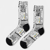Hanukkah Sokken "Hanukkah Zegt" (Links)