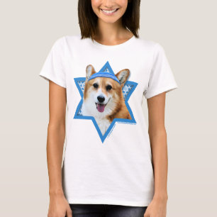 Hanukkah Star van David - Corgi - Owen T-shirt