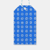 Hanukkah Star van David CUSTOM Holiday Cadeaulabel (Achterkant)