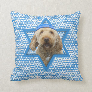 Hanukkah Star van David - GoldenDoodle Kussen