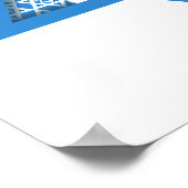 Hanukkah Star van David - Pug Poster (Hoek)