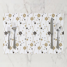 Hanukkah Stars in Gold