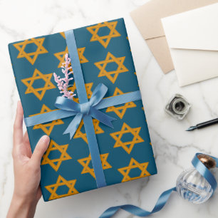 HANUKKAH STER VAN DAVID Joodse feestdag Bar Mitzva Cadeaupapier