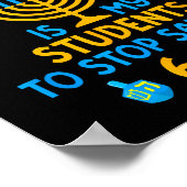 Hanukkah Students Saying 6-7 67 Six Seven Hebrew S Poster (Hoek)