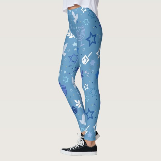 Hanukkah Symbols Leggings (Links)